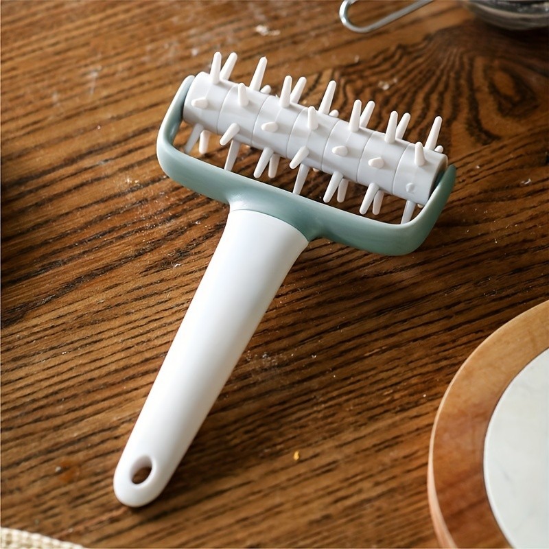 WIEZ Dough Docker & Baking Roller Durable Plastic Tool for Perfect Pizza, Pie, and Cookie Dough Prep