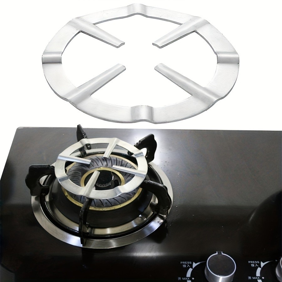 WIEZ Stainless Steel Coffee Pot Holder Stable Gas Stove Stand for Mocha and Espresso Brewing