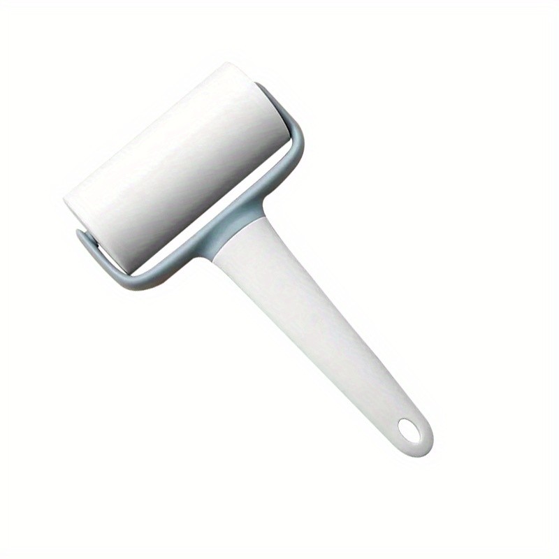 WIEZ Plastic T-Shaped Rolling Pin Easy-Grip Dough Roller for Pizza, Pies, Biscuits & Dumplings