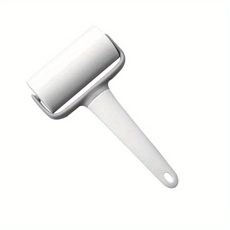 WIEZ Plastic T-Shaped Rolling Pin Easy-Grip Dough Roller for Pizza, Pies, Biscuits & Dumplings
