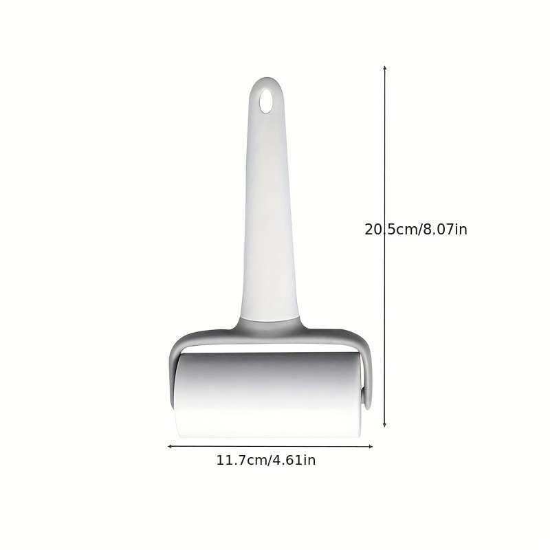 WIEZ Plastic T-Shaped Rolling Pin  Easy-Grip Dough Roller for Pizza, Pies, Biscuits & Dumplings