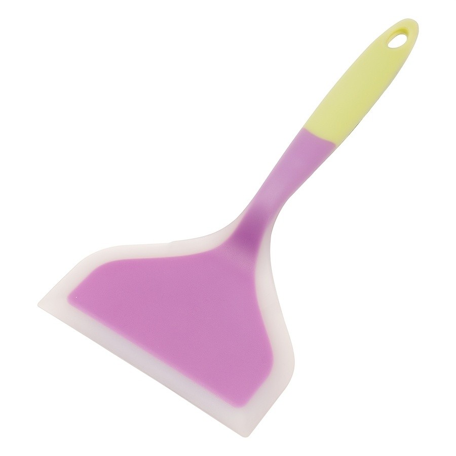 WIEZ Wide-Head Silicone Cooking Spatula Non-Stick Heat-Resistant Tool for Pancakes, Pizza, Steaks & Daily Cooking