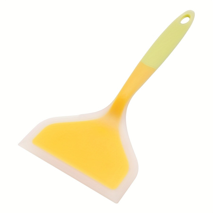WIEZ Wide-Head Silicone Cooking Spatula Non-Stick Heat-Resistant Tool for Pancakes, Pizza, Steaks & Daily Cooking