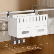Household Hanging Storage Basket Easy Daily Organisation for Any Space