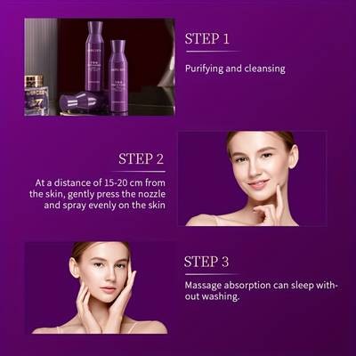 MERCILEN Sheep Placenta Collagen Moisturizing Facial Spray  Fine Mist, Deep Hydration & Youthful Glow