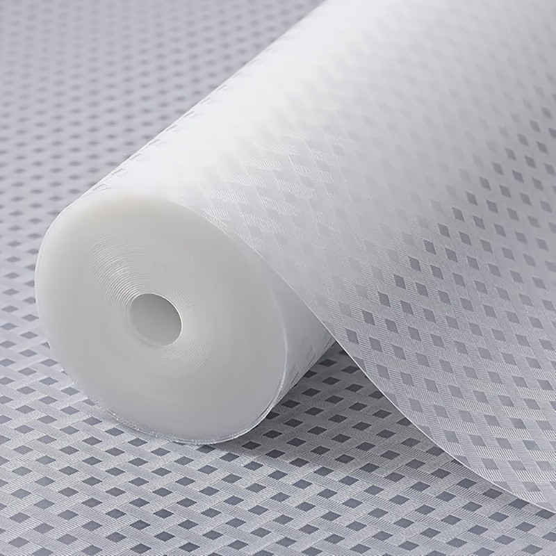 WIEZ Thickened EVA Non-Slip Liner Roll  Washable Oil-Resistant Shelf & Drawer Mat for Kitchen Storage