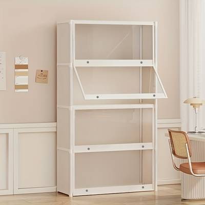 NLDD Non-Woven Multi-Layer Shelf Display Rack Dustproof, Space-Saving Home Organizer