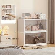 NLDD Non-Woven Multi-Layer Shelf Display Rack Dustproof, Space-Saving Home Organizer