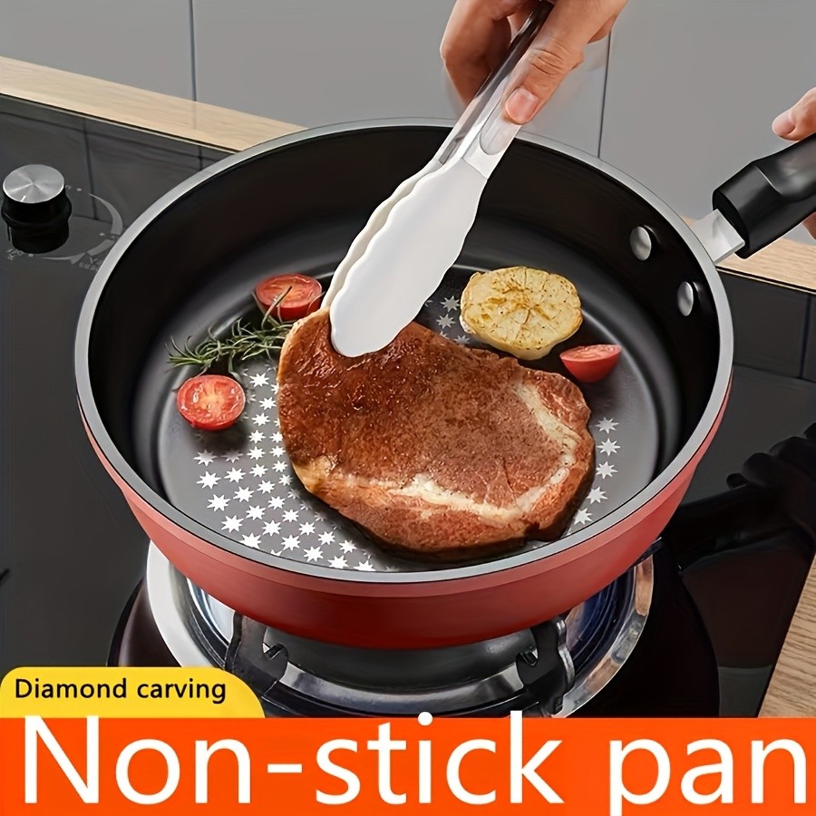 LDQ Cast Iron Nonstick Skillet Lightweight Smokeless Fry Pan for Steak, Pancakes & Everyday Breakfast Cooking
