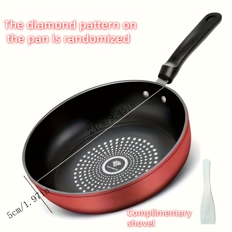 LDQ Cast Iron Nonstick Skillet Lightweight Smokeless Fry Pan for Steak, Pancakes & Everyday Breakfast Cooking