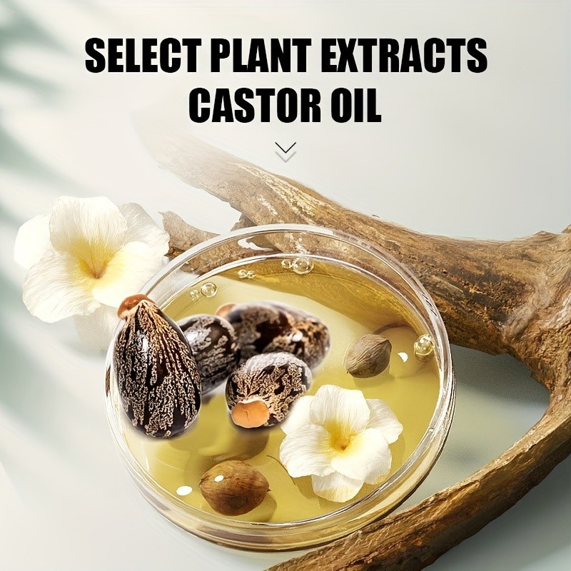 ROZINO Unrefined Castor Oil Cold-Pressed Hair, Skin & Nail Care Solution