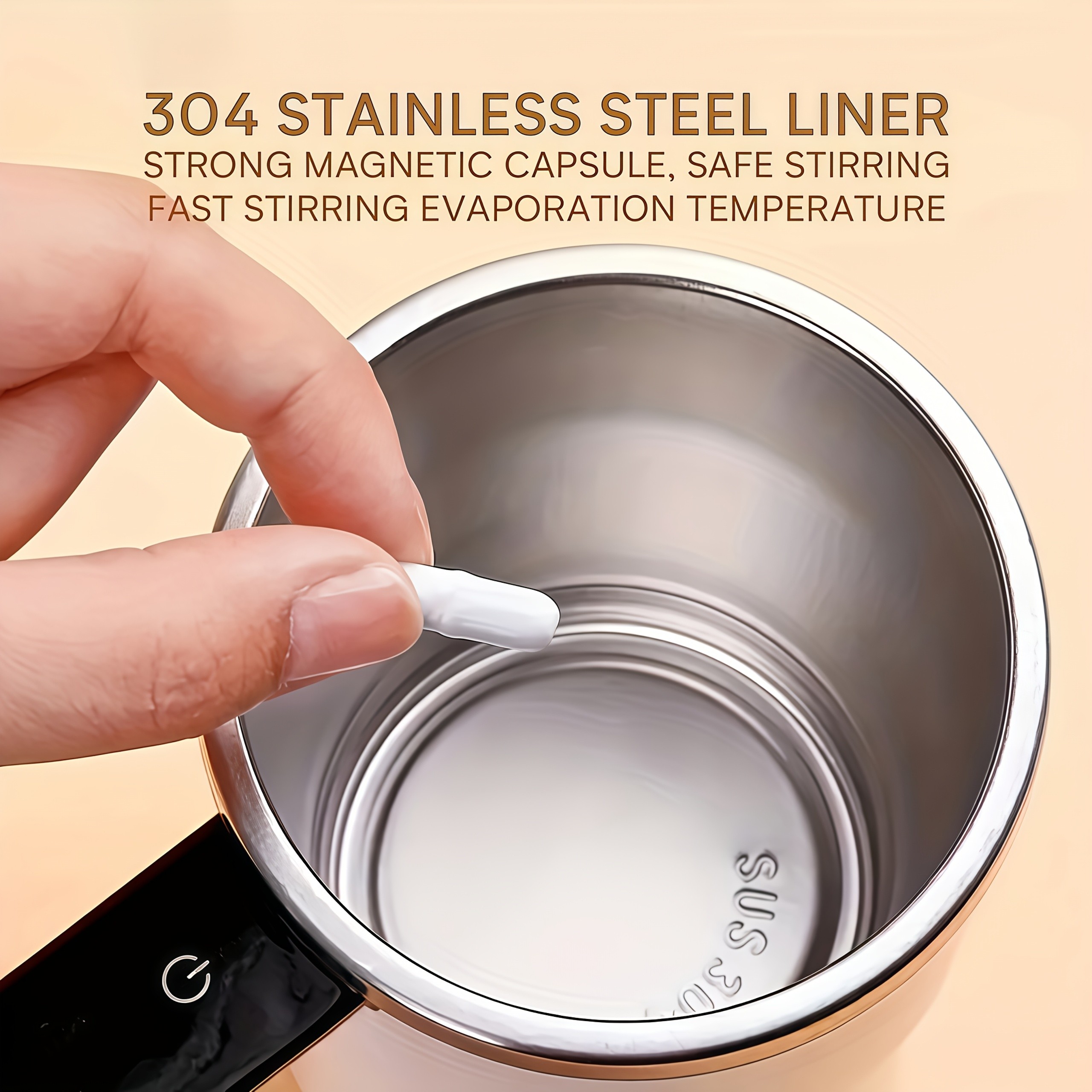 XIYHUIA ELECTRIC COFFEE MUG WITH LED TEMPERATURE DISPLAY