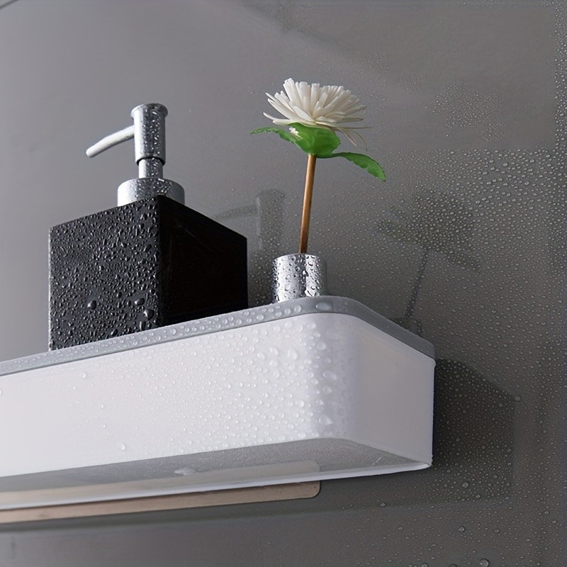LDQ No-Drill Toilet Caddy & Dispenser Wall-Mounted Storage Tray for Effortless NZ Bathroom Organisation