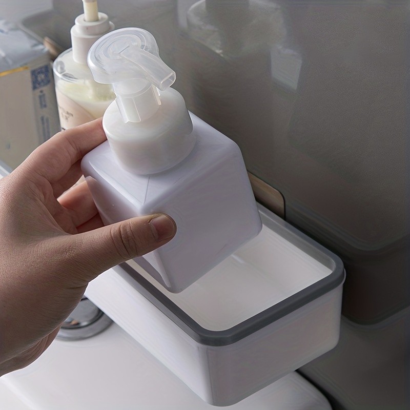 LDQ No-Drill Toilet Caddy & Dispenser Wall-Mounted Storage Tray for Effortless NZ Bathroom Organisation