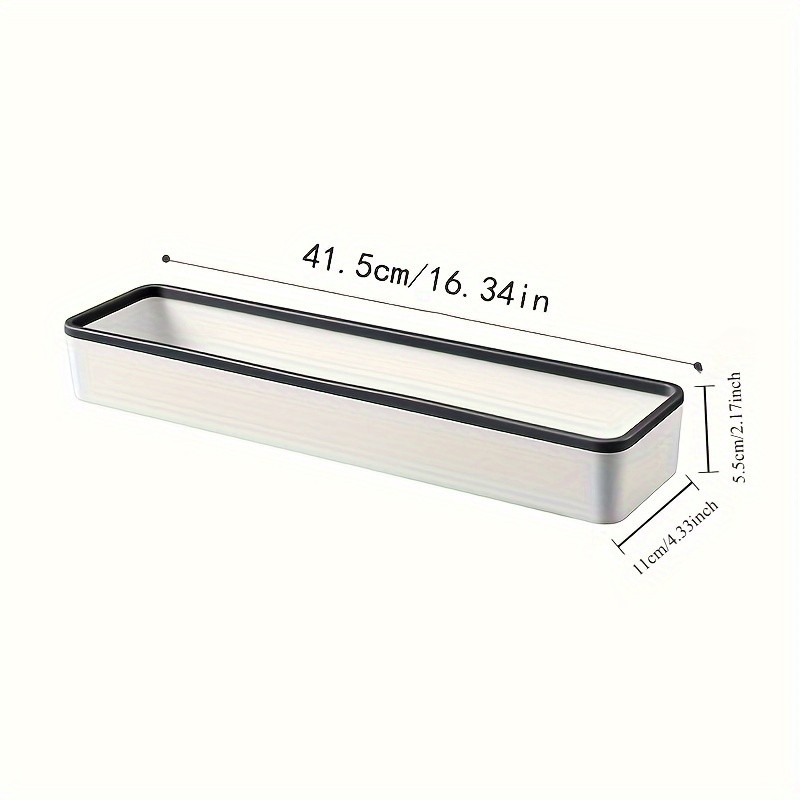 LDQ No-Drill Toilet Caddy & Dispenser  Wall-Mounted Storage Tray for Effortless NZ Bathroom Organisation