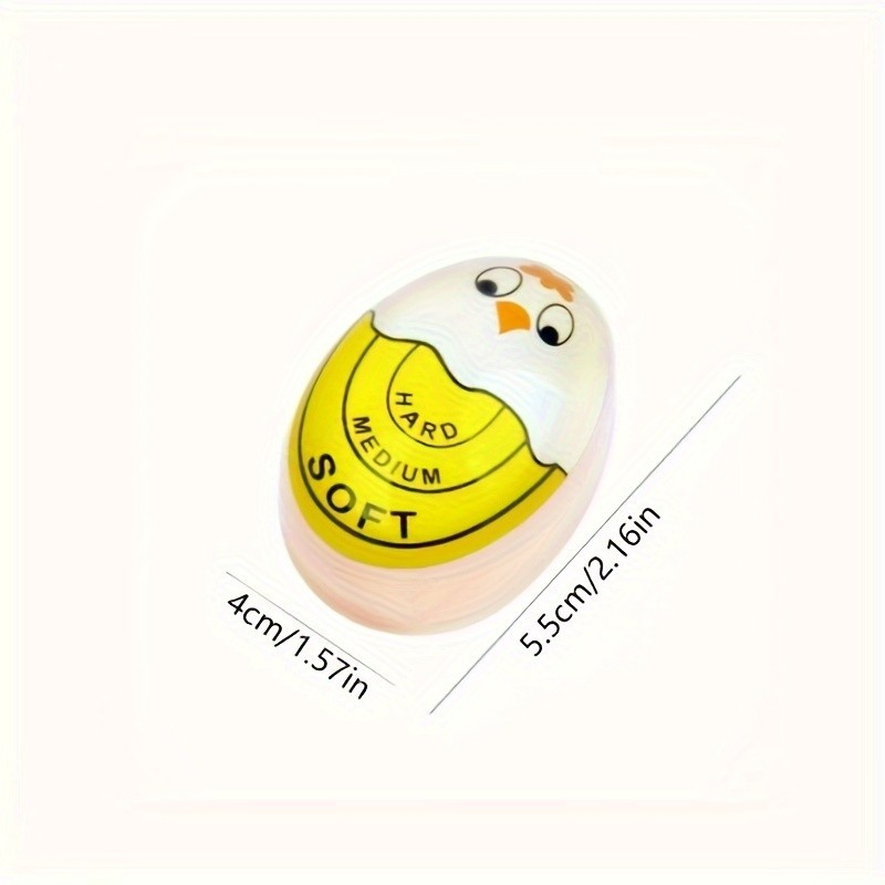 YUHUPHYLLIC Changing Egg Timer & Boiled Egg Holder Easy-to-Read Timer for Perfect NZ Soft & Hard Boiled Eggs