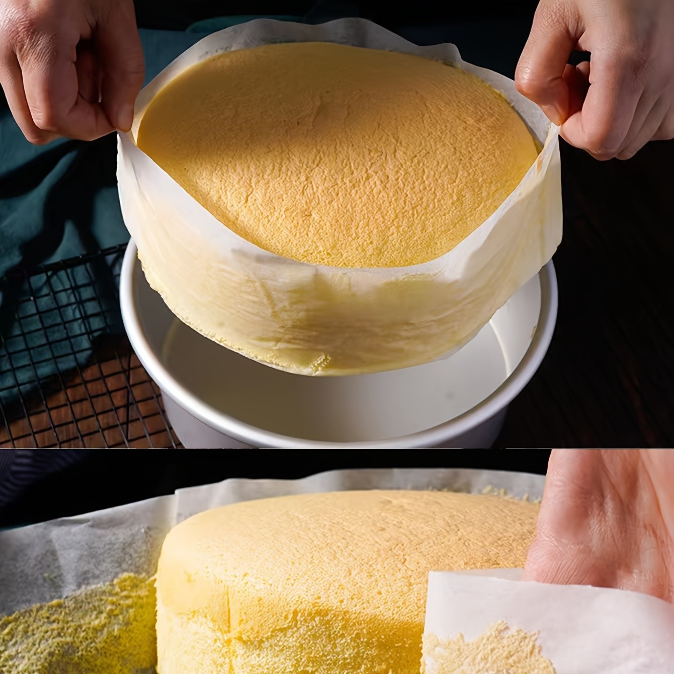 YUHUPHYLLIC Cake Mold Edge Paper  Non-Stick Baking Paper for Precise Shaping and Easy Cake Decorating