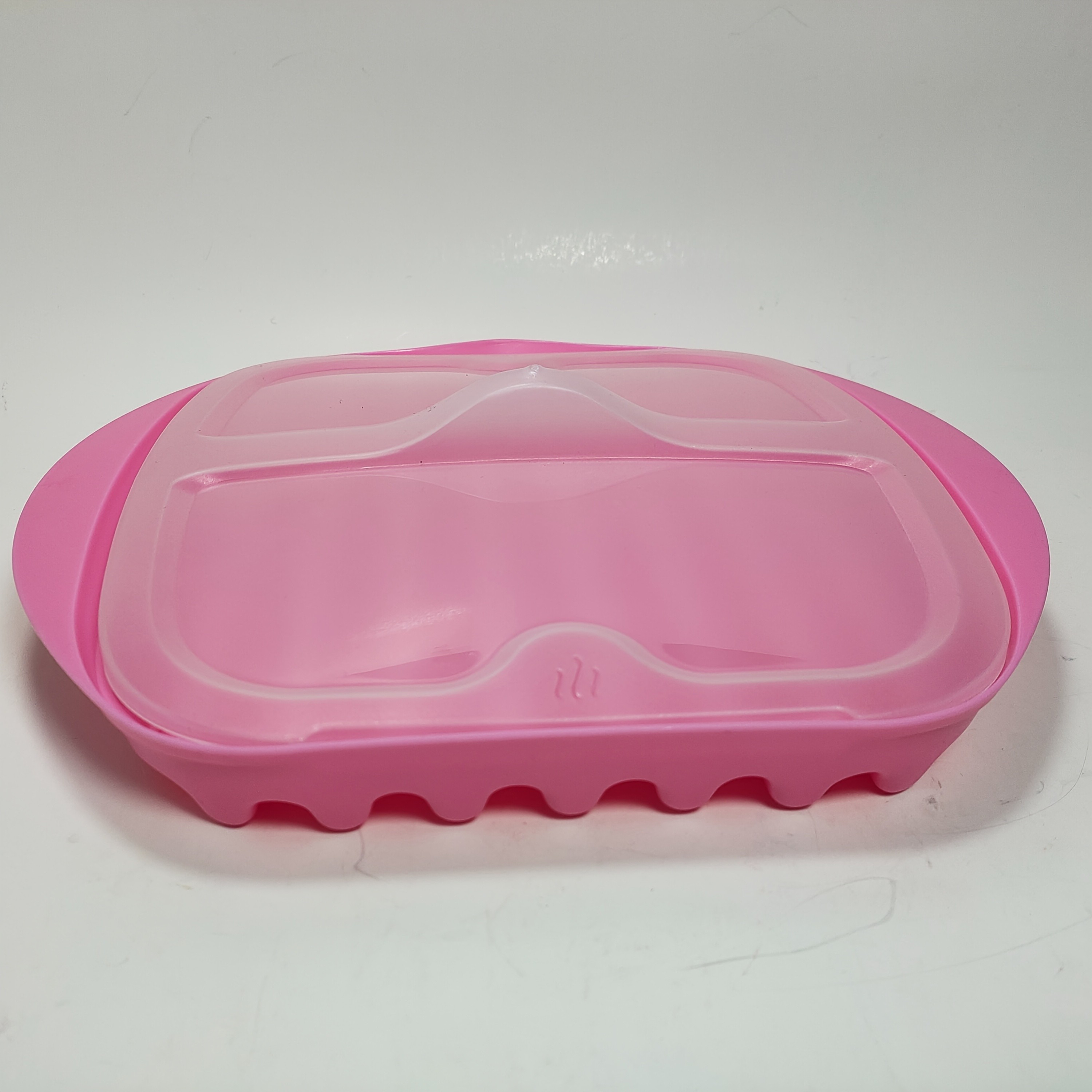 YUHUPHYLLIC Microwave Bacon Cooker Tray with Lid Non-Slip, Fat-Draining Design for Quick Bacon Prep in NZ Kitchens