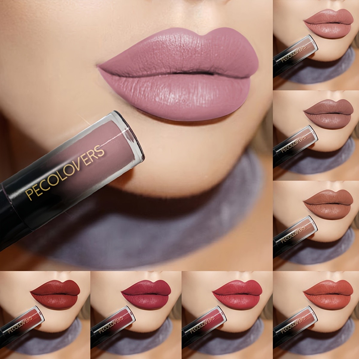 Nude Velvet Lipstick Lip Gloss