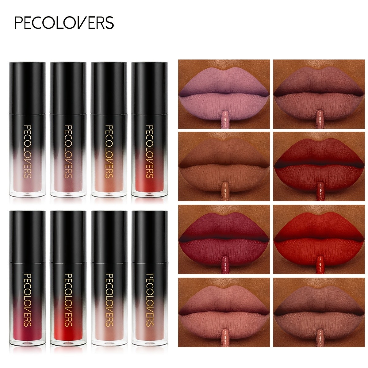 Long-Lasting Matte Liquid Lip Gloss