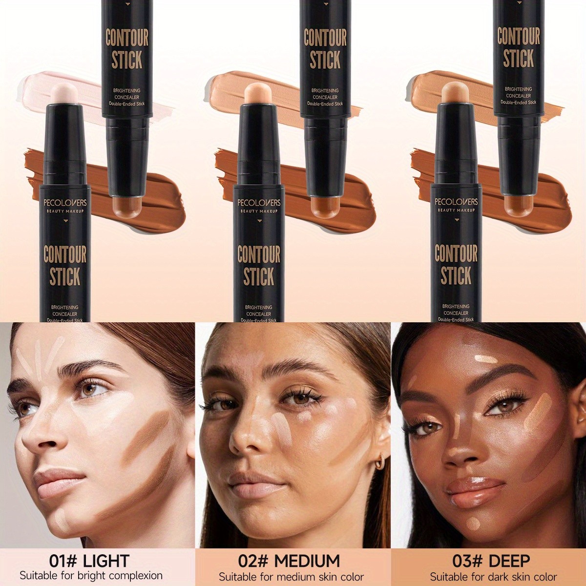 PECOLOVERS Contouring Stick with Double