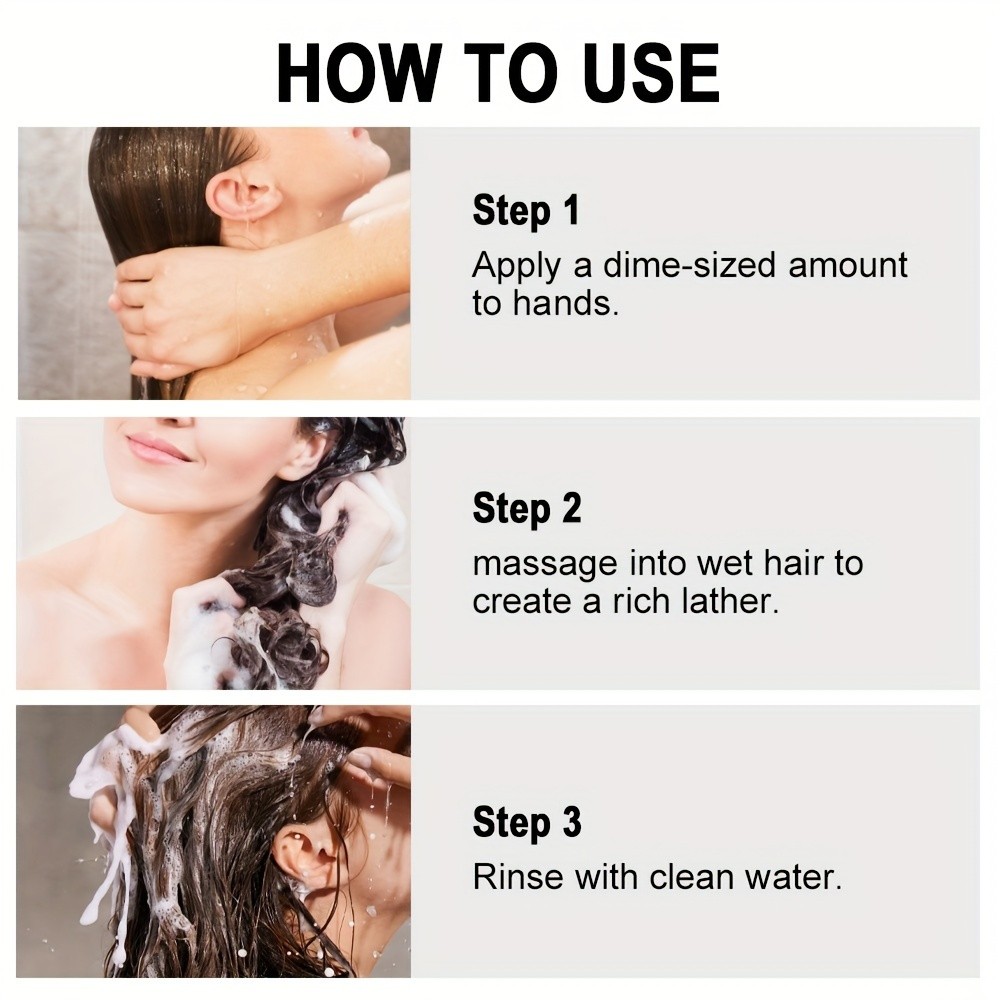 LANEMAY Rosemary Mint Shampoo Strengthening and Cleansing Shampoo for All Hair Types