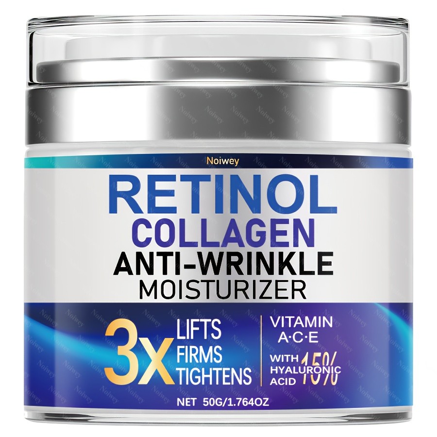 NOIWEY 1.764oz Retinol Collagen Face Cream  Firming, Smoothing, and Hydrating