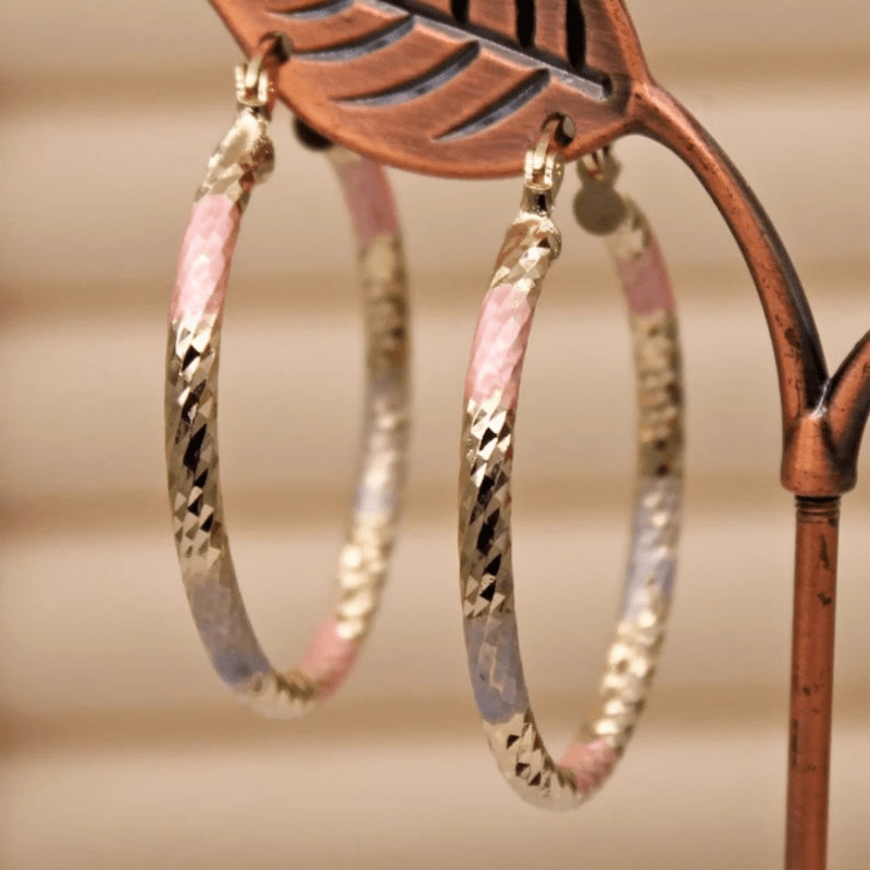 YOYO 14K Gold Plated Hoop Earrings