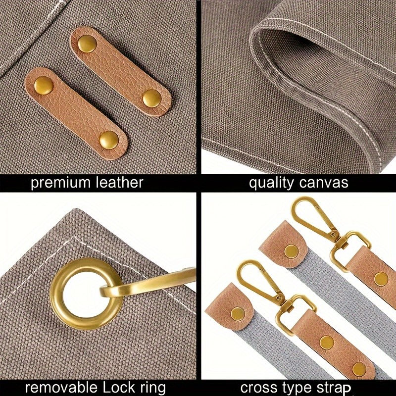 FARIDABIO Stylish Polyester Apron Comfortable and Practical Apron for Men and Women