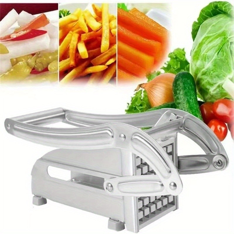 FARIDABIO Stainless Steel Fruit Cutting Machine Manual French Fry Cutter and Vegetable Chopper