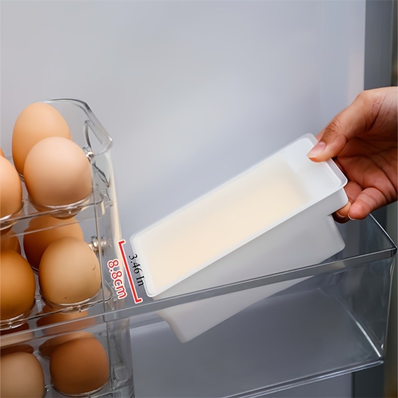 FARIDABIO Butter Crisper with Lid Refrigerator Storage Box for Butter and Cheese