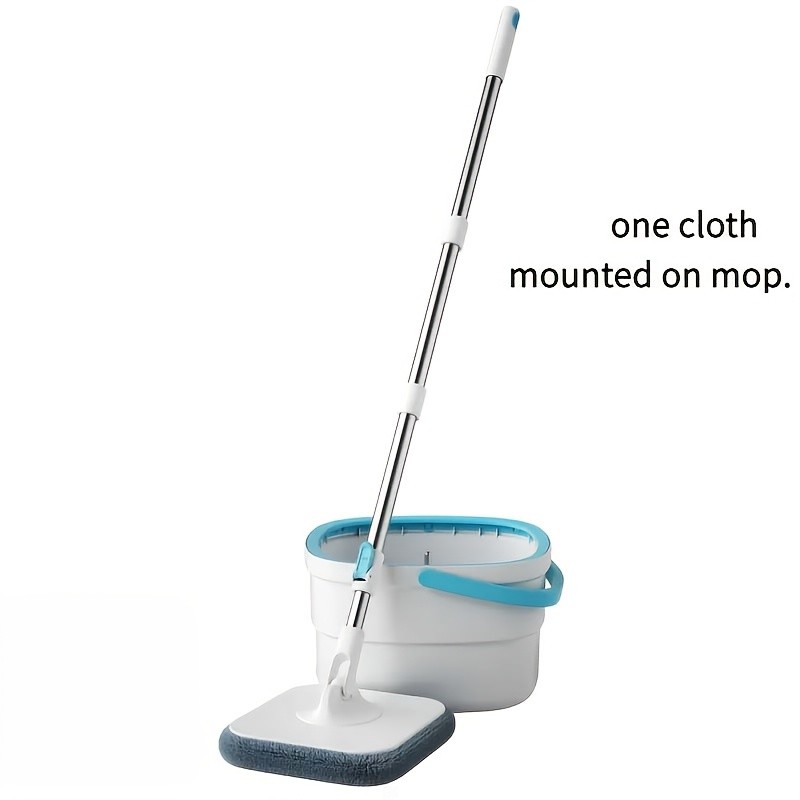 FARIDABIO 360-Degree Swivel Mop and Bucket Combo Easy-to-Clean, Non-Electric Floor Cleaning Solution