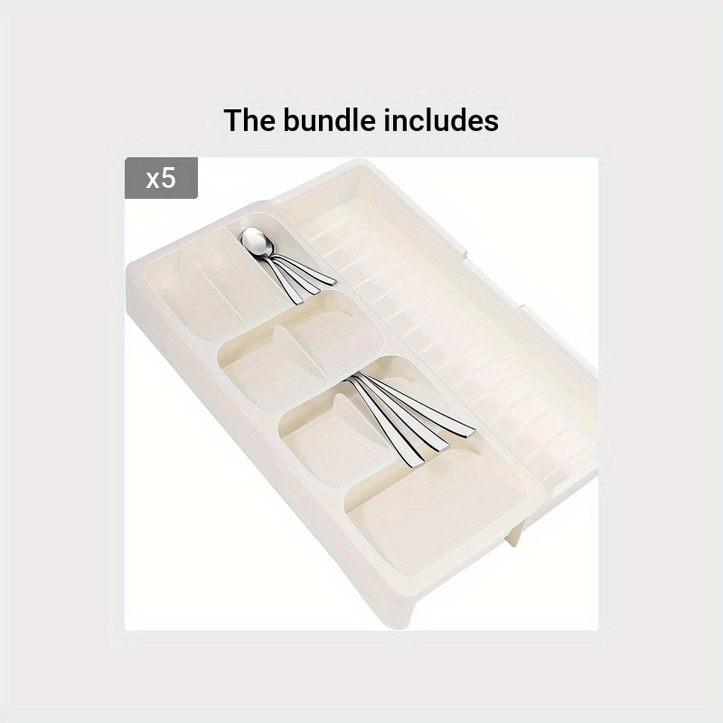FARIDABIO Expandable Silverware Organizer Tray Versatile Utensil Holder for Kitchen Drawers