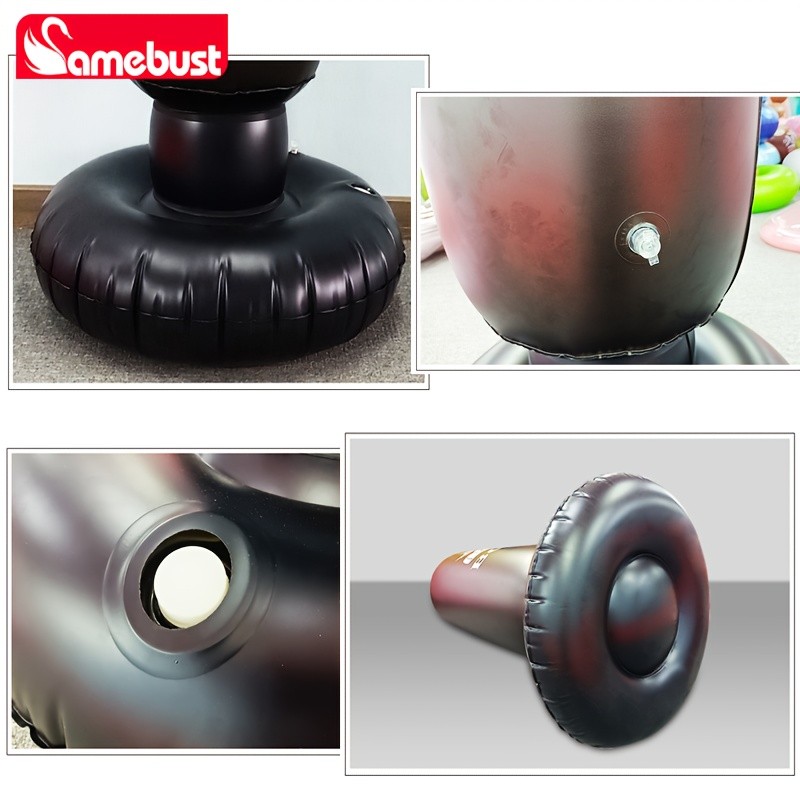 CAMEBUST Inflatable Boxing Bag PVC Punching Bag for Sports and Practice
