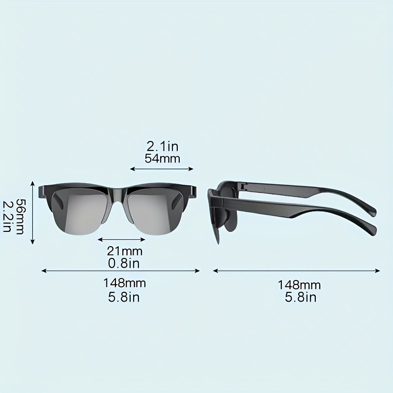 ANKRIYUL Smart Wireless Glasses Headphones