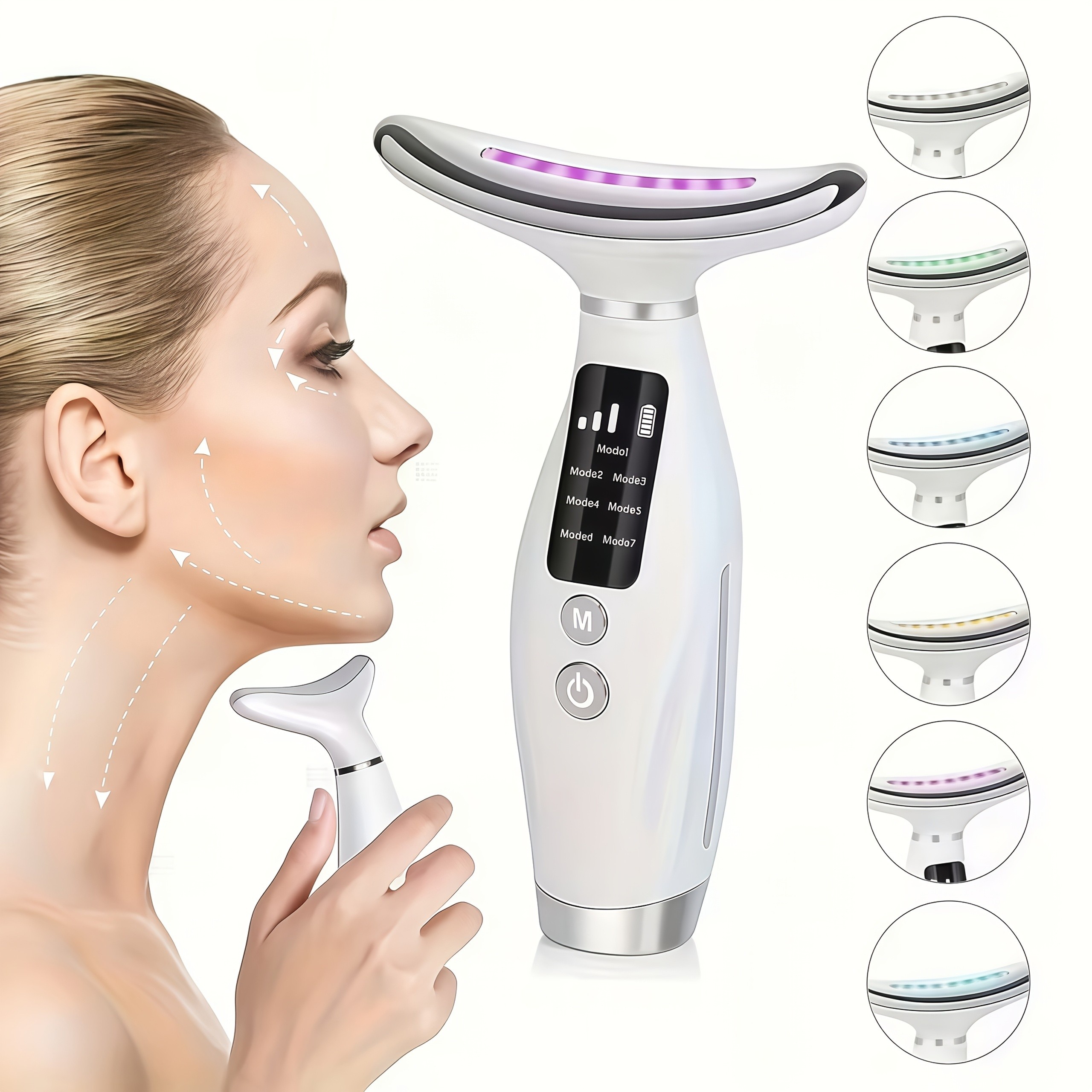 XIYHUIA 7-Mode LED Electric Beauty Device