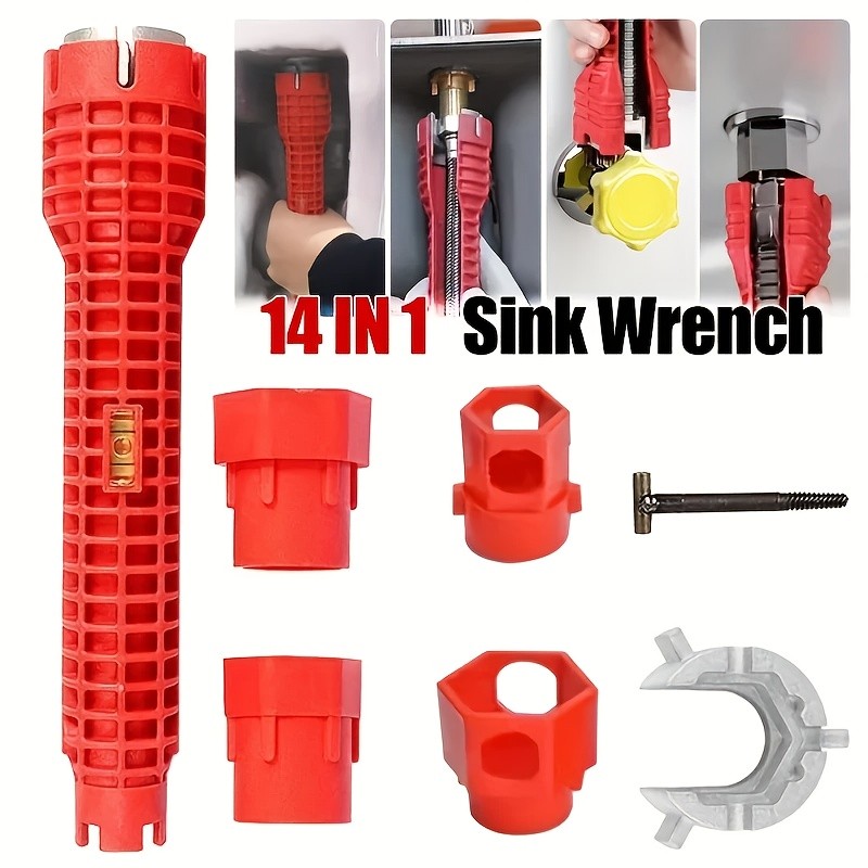 WELUVFIT 14-in-1 Adjustable Sink Wrench