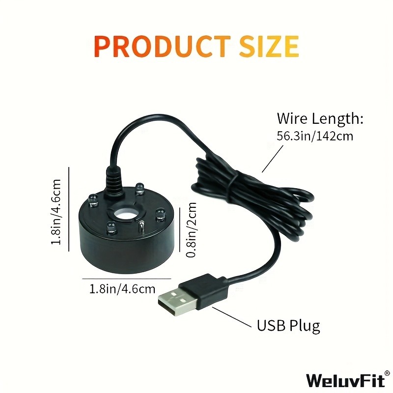 WELUVFIT Fog Machine with Bonsai Tree Design