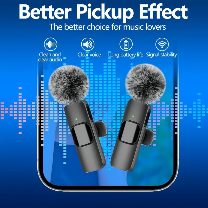 Kouzone Wireless Lapel Microphone