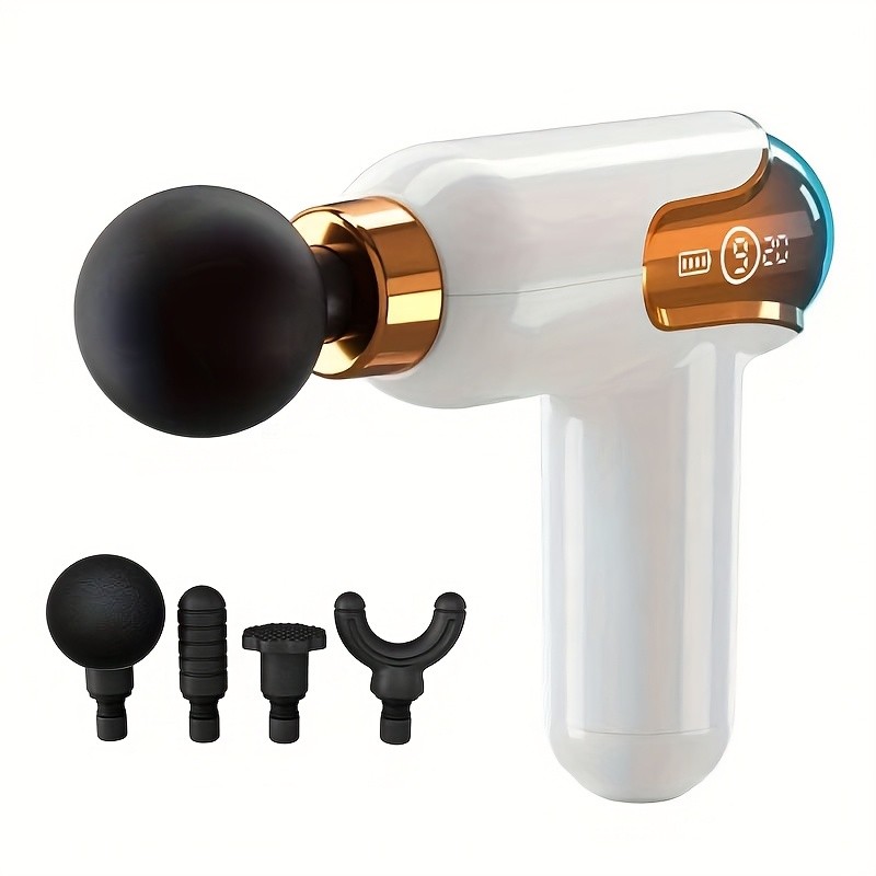 JUSTEVO Portable Muscle Massage Gun 9 Adjustable Speeds for Full-Body Relief and Relaxation