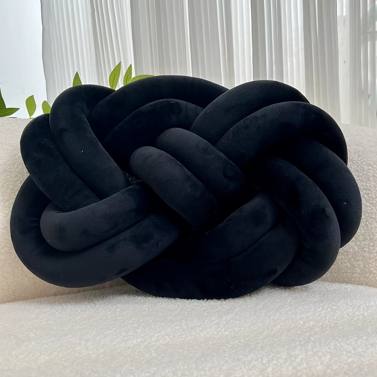 YLBKIKR Knotted Throw Pillow Stylish and Comfortable Backrest Cushions for Your Home and Bedroom
