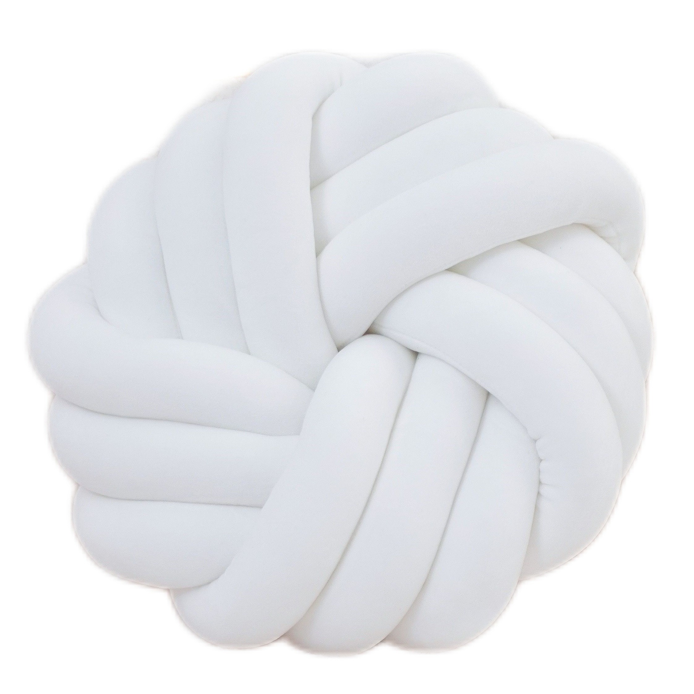 YLBKIKR Handmade Soft Plush Knot Throw Pillow Multi-Color Modern Minimalist Cushion for Sofa, Bed, and Chair Accent