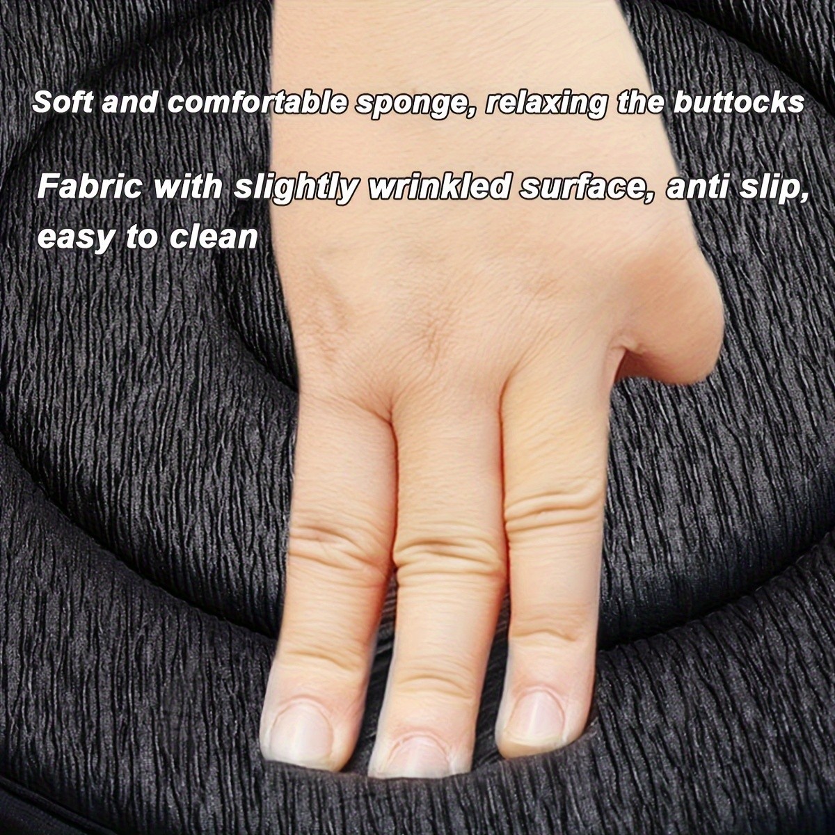HAOZCL 360 Rotating Car Seat Cushion Portable Anti-Slip Cushion with Easy Installation for Elderly, Pregnant, and Universal Use