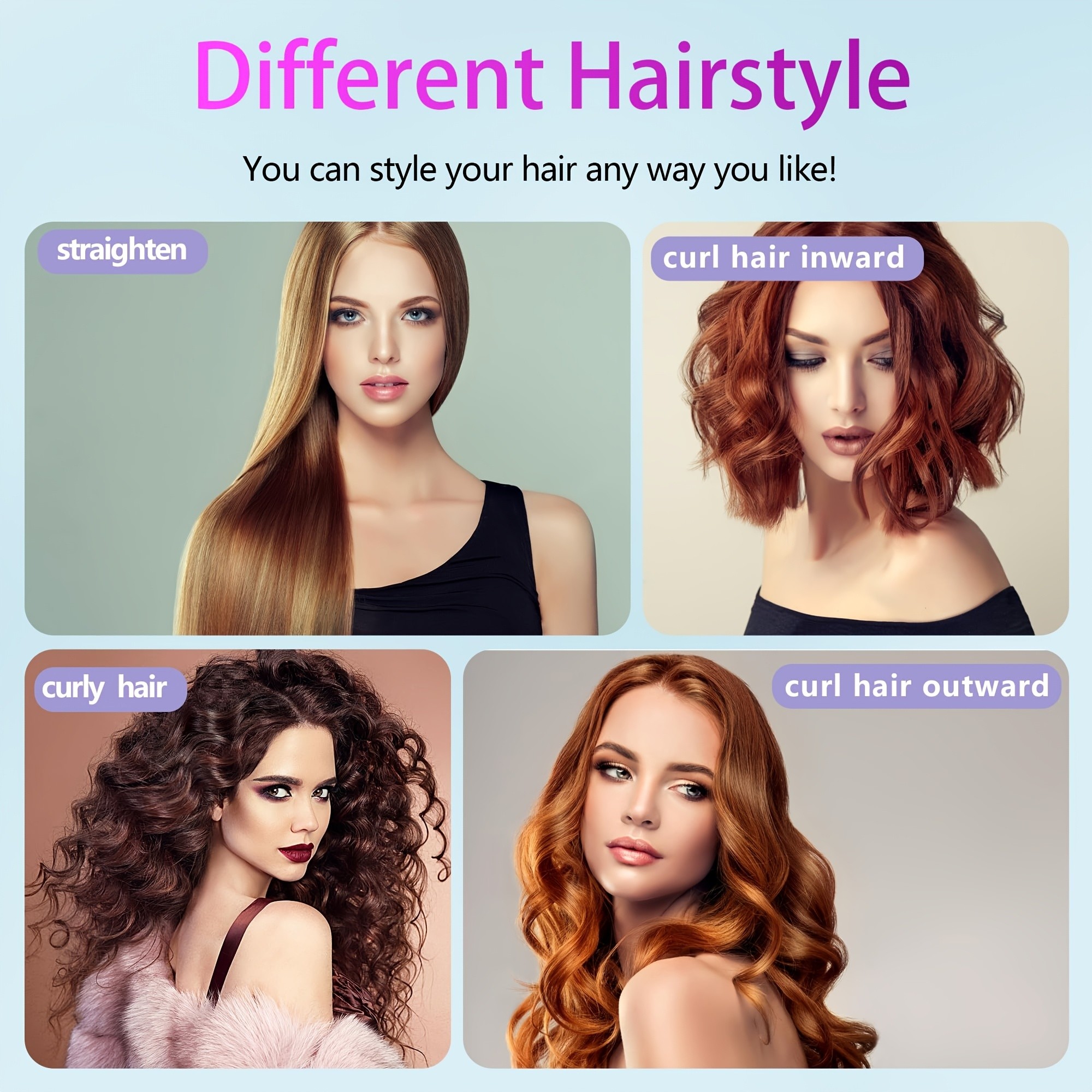 GENAI Cordless Hair Straightener Brush
