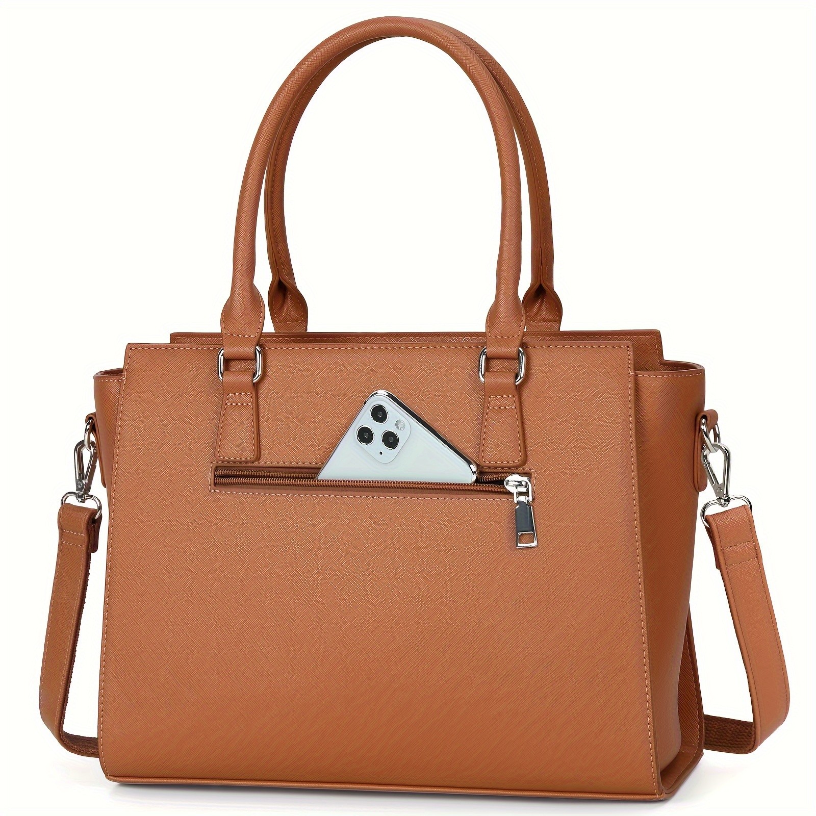 NEWHEY PU Leather Tote Bag for Women Stylish, Durable, and Perfect for Work, Travel, and Everyday Use