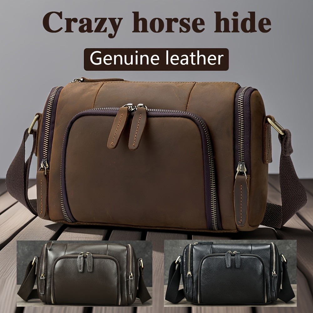 NIUCUNZH Genuine Leather Backpack Durable, Stylish, and Perfect for Commuting, Travel, and Casual Use