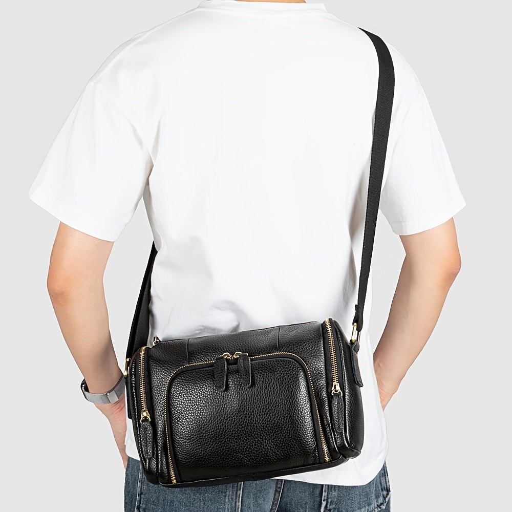 NIUCUNZH Genuine Leather Backpack Durable, Stylish, and Perfect for Commuting, Travel, and Casual Use