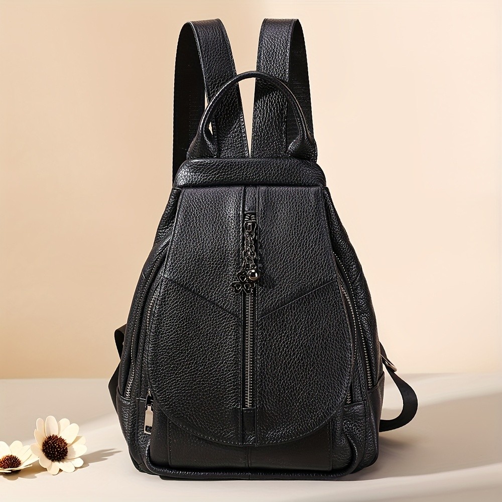 NIUCUNZH Genuine Leather Women's Backpack Stylish, Durable, and Perfect for Travel Essentials