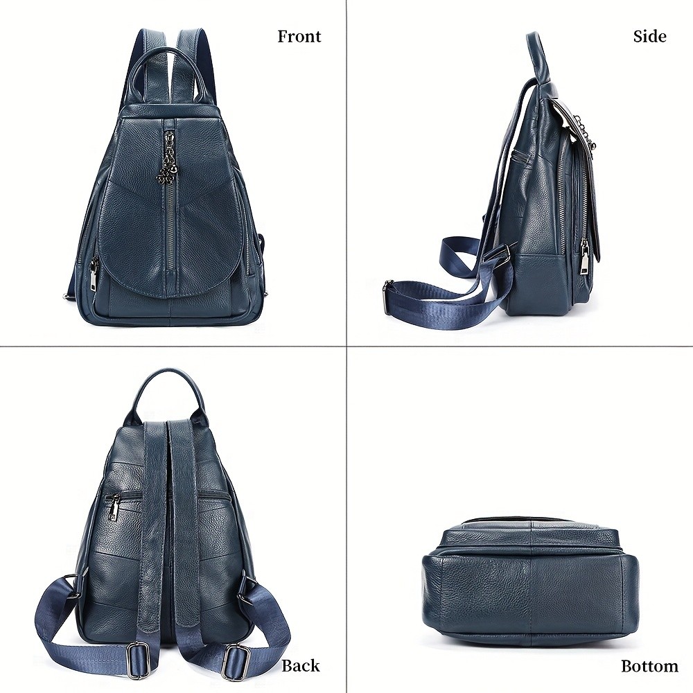 NIUCUNZH Genuine Leather Women's Backpack Stylish, Durable, and Perfect for Travel Essentials