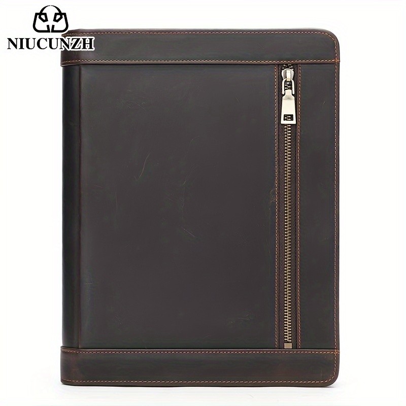 NIUCUNZH Men's Cowhide Clutch Bag Elegant, Durable, and Perfect for Business and Storage